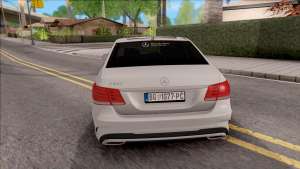 Mercedes-Benz E250 для GTA San Andreas - вид сзади