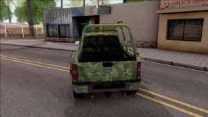 Chevrolet Silverado Auto Militar De Guatemala для GTA San Andreas - вид сзади