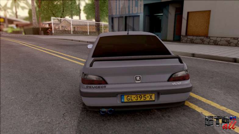 Peugeot 406s для GTA San Andreas - вид сзади