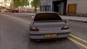 Peugeot 406s для GTA San Andreas - вид сзади