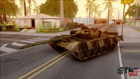 M-84 Serbian Tank для GTA San Andreas - вид спереди