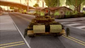 M-84 Serbian Tank для GTA San Andreas - вид сзади