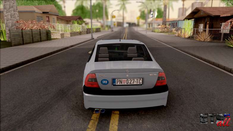 Opel Vectra B Sedan для GTA San Andreas - вид сзади