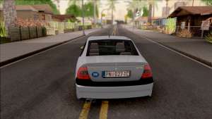 Opel Vectra B Sedan для GTA San Andreas - вид сзади