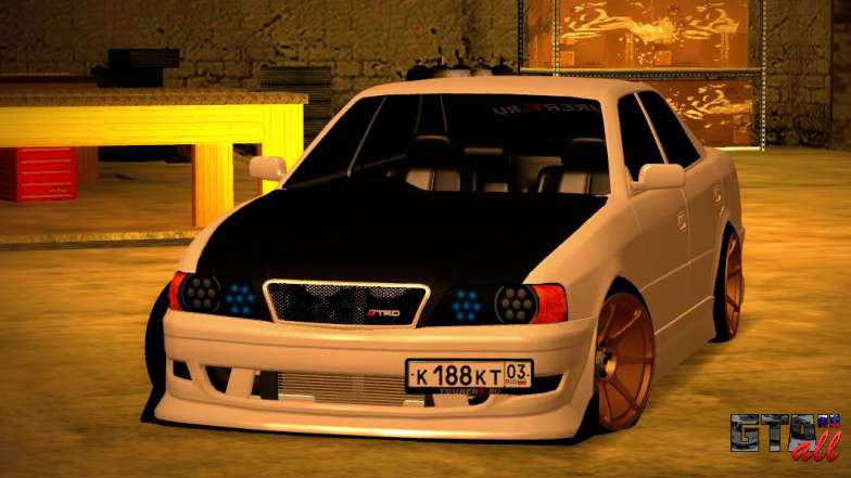 Toyota Chaser JZX 100 для GTA San Andreas - вид спереди