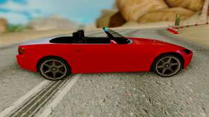 Honda S2000 SA Style для GTA San Andreas - вид сбоку