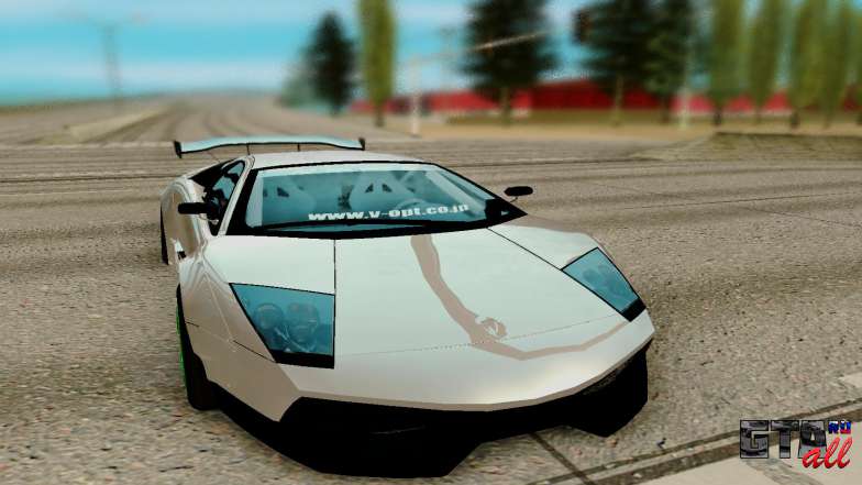 Lamborghini Murcielago для GTA San Andreas - вид спереди