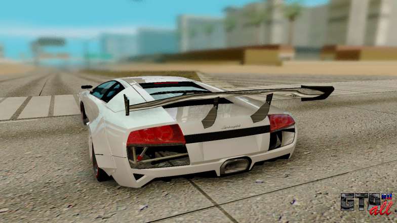 Lamborghini Murcielago для GTA San Andreas - вид сзади