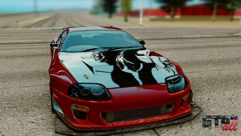 Toyota Supra для GTA San Andreas - вид спереди