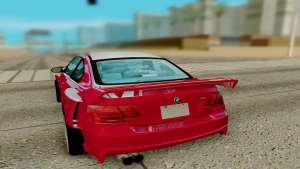 BMW M3 Е92 для GTA San Andreas - вид сзади