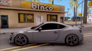 Toyota GT86 HQ для GTA San Andreas - вид сбоку