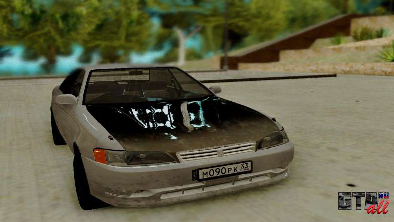 Toyota Mark II для GTA San Andreas - вид спереди