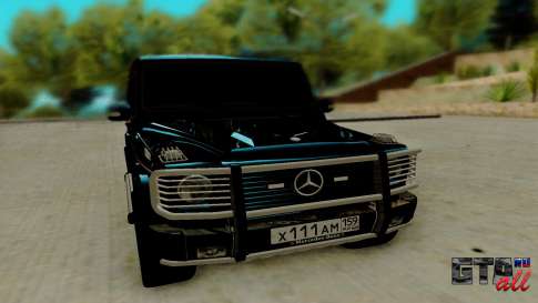 Mercedes Benz G55 AMG для GTA San Andreas - вид спереди