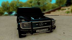 Mercedes Benz G55 AMG для GTA San Andreas - вид спереди