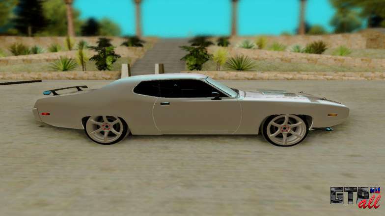 Plymouth GTX для GTA San Andreas - вид сбоку