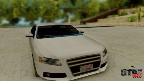 Audi A4 для GTA San Andreas - вид спереди