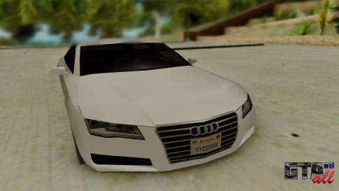 Audi A7 для GTA San Andreas - вид спереди