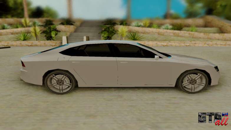 Audi A7 для GTA San Andreas - вид сбоку