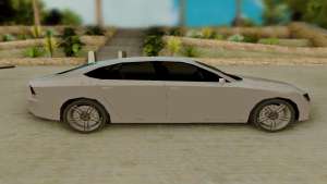 Audi A7 для GTA San Andreas - вид сбоку