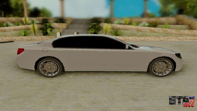 BMW 7 Series 750Li xDrive для GTA San Andreas - вид сбоку