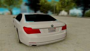 BMW 7 Series 750Li xDrive для GTA San Andreas - вид сзади