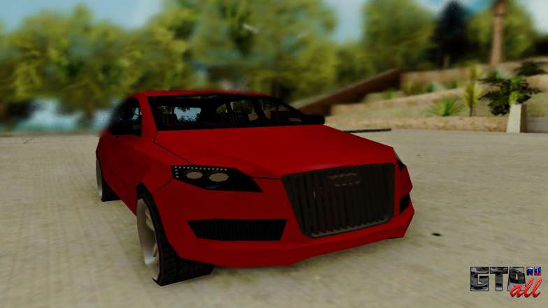 Audi Q7 для GTA San Andreas - вид спереди