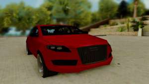 Audi Q7 для GTA San Andreas - вид спереди