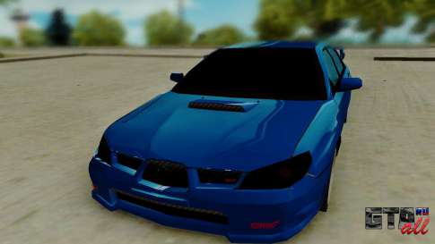 Subaru WRX STi 2005 для GTA San Andreas - вид спереди