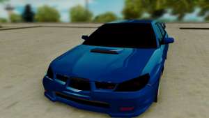 Subaru WRX STi 2005 для GTA San Andreas - вид спереди