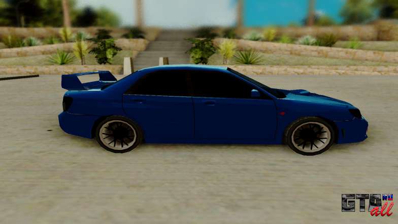 Subaru WRX STi 2005 для GTA San Andreas - вид сбоку