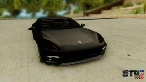 Porsche Panamera Turbo 2017 для GTA San Andreas - вид спереди