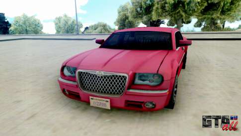 Chrysler 300C 2008 для GTA San Andreas - вид спереди