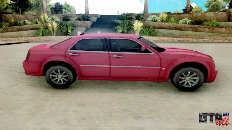 Chrysler 300C 2008 для GTA San Andreas - вид сбоку