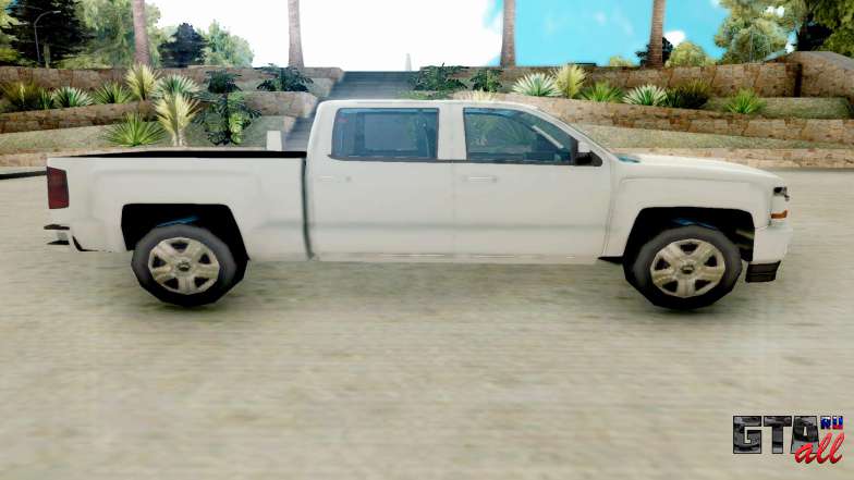 Chevrolet SIlverado 2017 Undercover Police для GTA San Andreas - вид сбоку