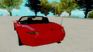 Mazda MX 5 для GTA San Andreas - вид сзади