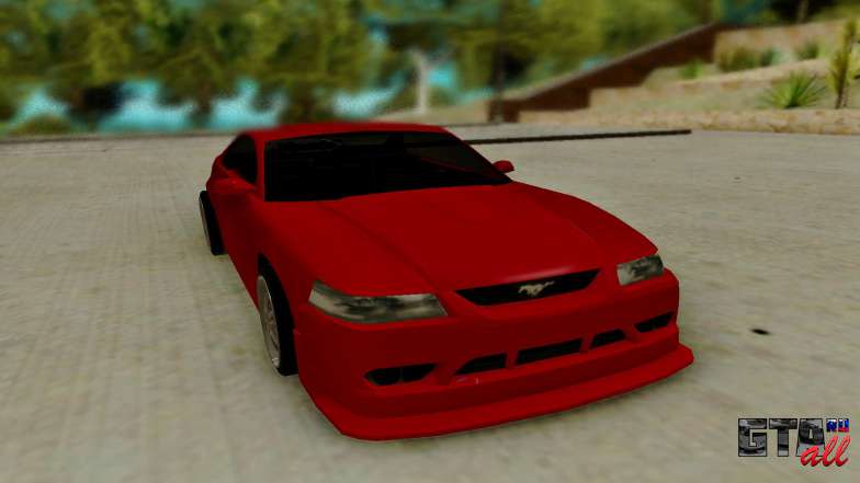 Ford Mustang Cobra SVT для GTA San Andreas - вид спереди