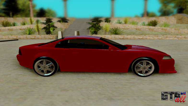 Ford Mustang Cobra SVT для GTA San Andreas - вид сбоку