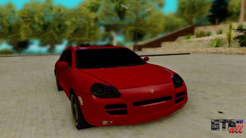 Porsche Cayenne для GTA San Andreas - вид спереди