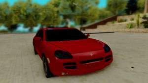 Porsche Cayenne для GTA San Andreas - вид спереди