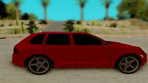 Porsche Cayenne для GTA San Andreas - вид сбоку