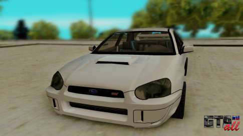 Subaru Impreza для GTA San Andreas - вид спереди