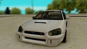 Subaru Impreza для GTA San Andreas - вид спереди