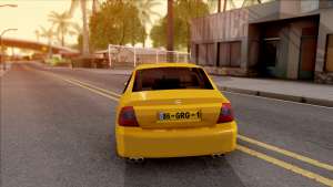 Opel Vectra B для GTA San Andreas - вид сзади