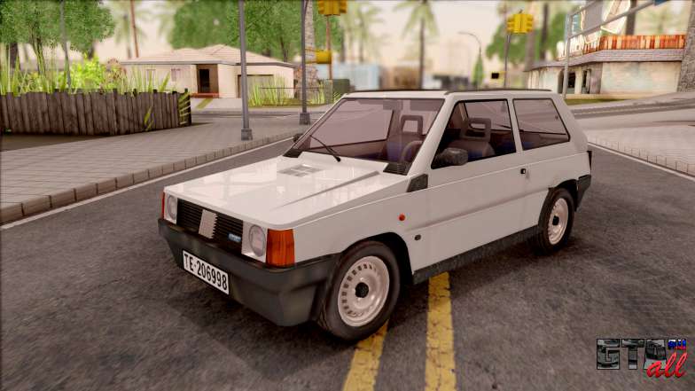 Fiat Panda Supernova IVF для GTA San Andreas - вид спереди