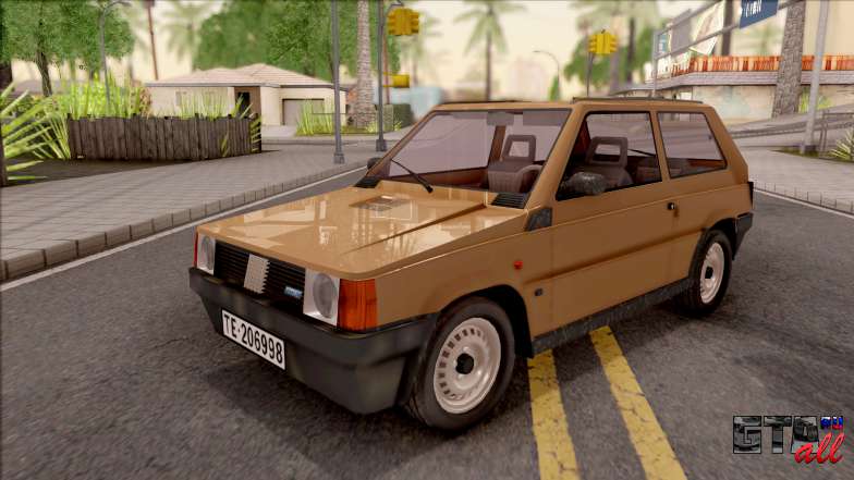 Fiat Panda Supernova для GTA San Andreas - вид спереди