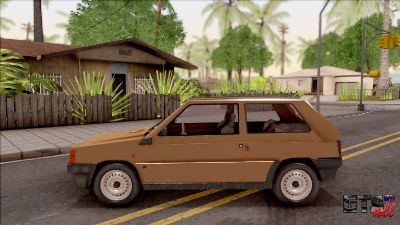 Fiat Panda Supernova для GTA San Andreas - вид сбоку