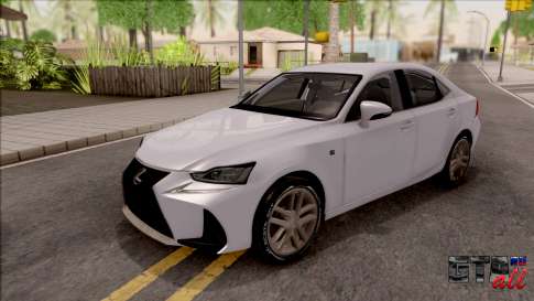 Lexus IS XE30 200t F Sport 2017 для GTA San Andreas - вид спереди