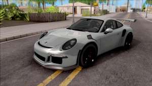 Porsche 911 GT3 RS 2016 SA Plate для GTA San Andreas - вид спереди