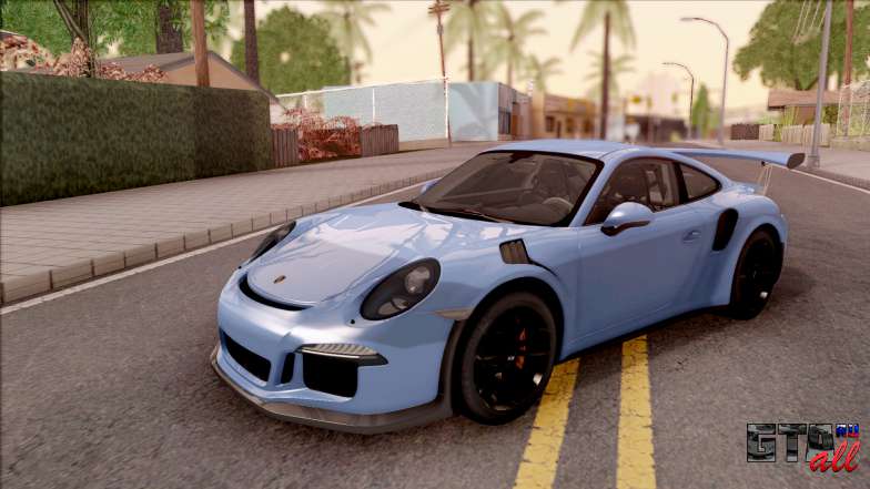 Porsche 911 GT3 RS 2016 для GTA San Andreas - вид спереди