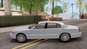 Lincoln Town Car L Signature 2010 IVF No Dirt для GTA San Andreas - вид сбоку